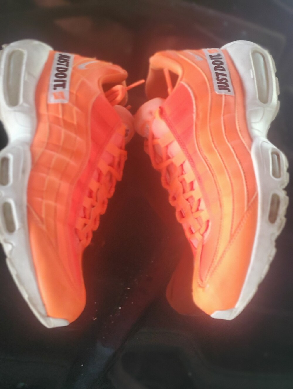 Nike Orange Athletic Shoes
